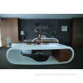 solid wood office desk for boss china manufacture